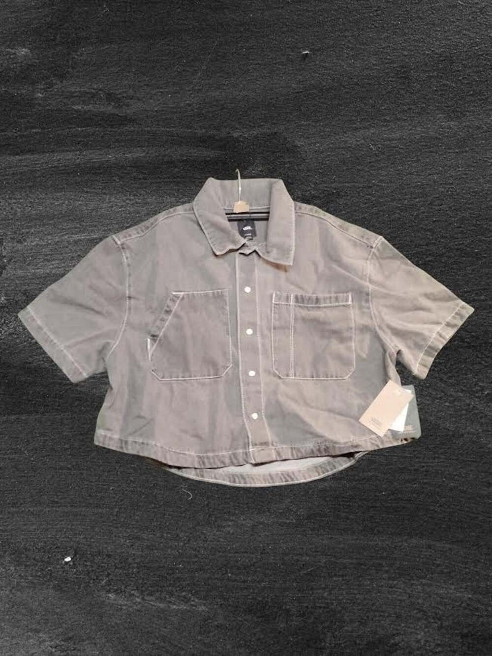 Vans Gray Denim Jacket – Short Sleeve – 100% Cotton